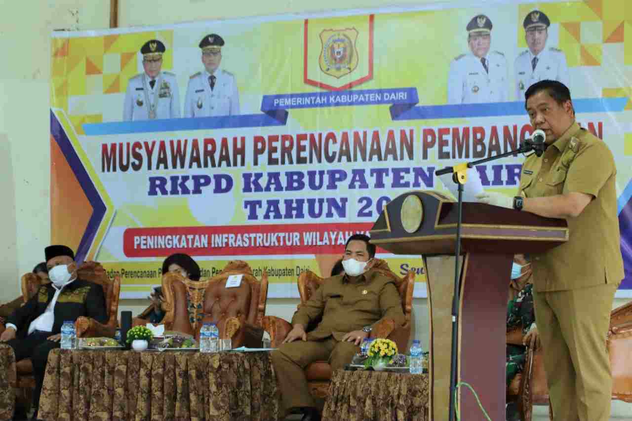 Musrenbang Kabupaten Dairi TA 2022, Fokus Peningkatan Infrastruktur yang Berwawasan Lingkungan