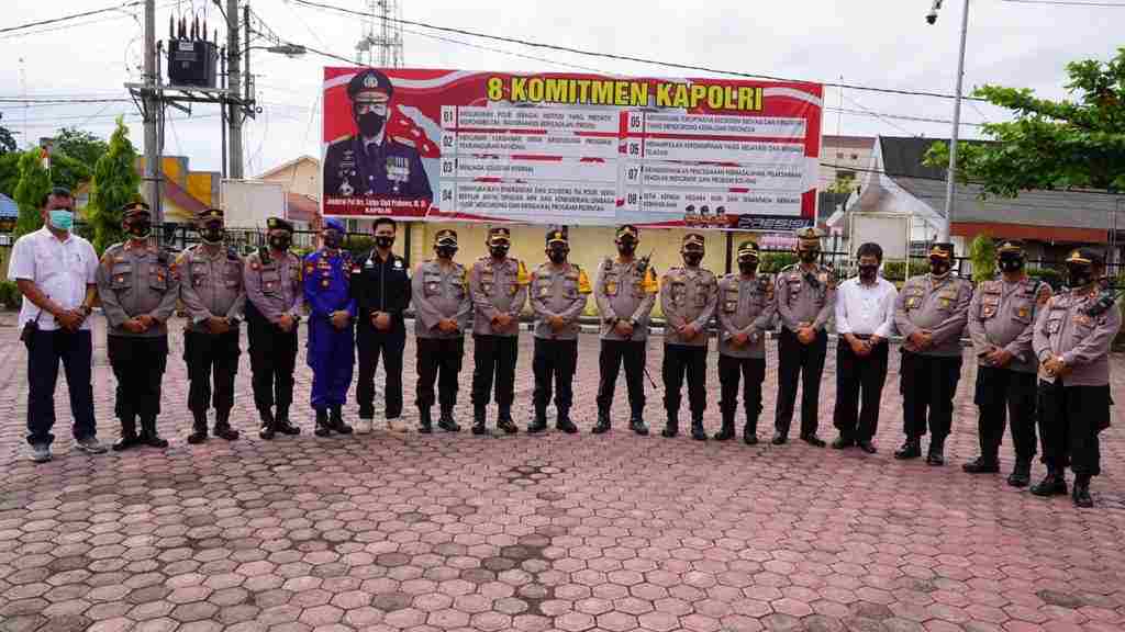 Kunjungi Tanjung Balai, Kapolda dan Dirkrimsus Dukung KPK Berantas Korupsi