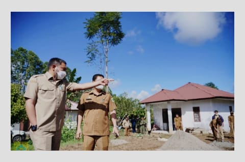 Bupati Pakpak Bharat Laksanakan Peletakan Batu Pertama Pembangunan Solar Dryer Dome