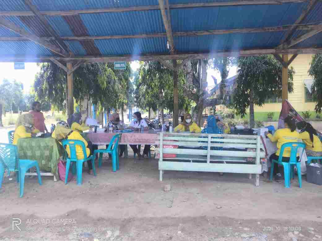 Vaksinasi di Asian Agri PT.ISJ Kebun Tanjung Selamat Berjalan Lancar