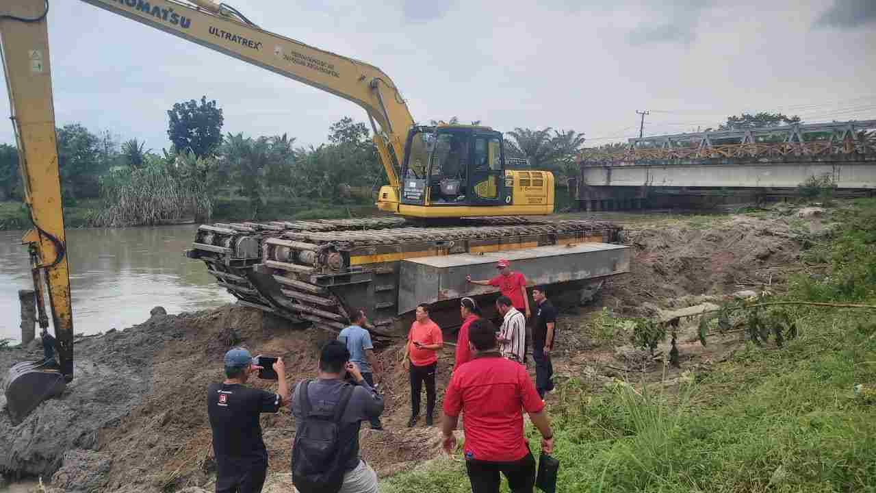 Indrapura Terancam Banjir, PDI Perjuangan Desak Gubsu Perbaiki Tanggul Sungai Dalu-Dalu