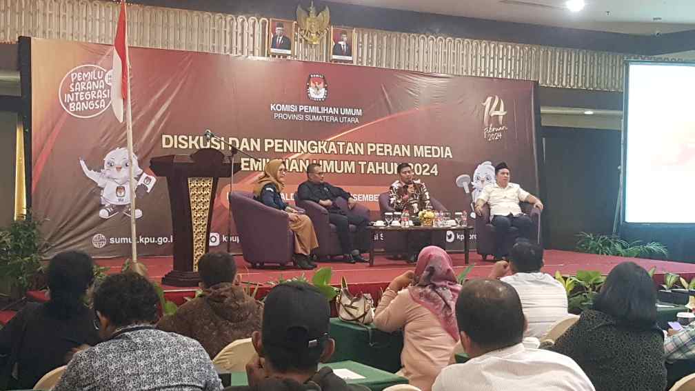 KPU Sumut Gelar Diskusi dan Peningkatan Peran Media pada Pemilu 2024