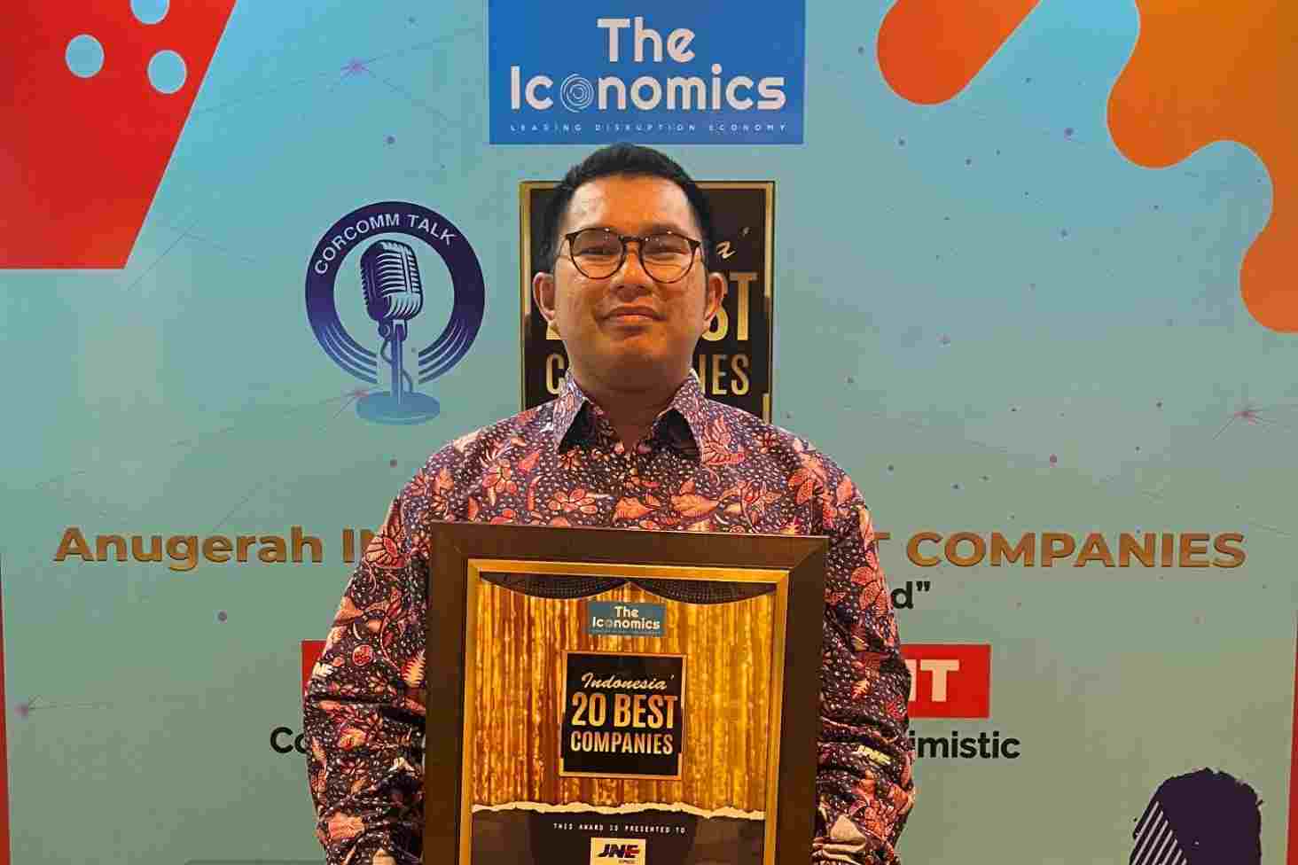 JNE Raih Kategori Courier Service dalam Penghargaan Indonesia 20 Best Companies