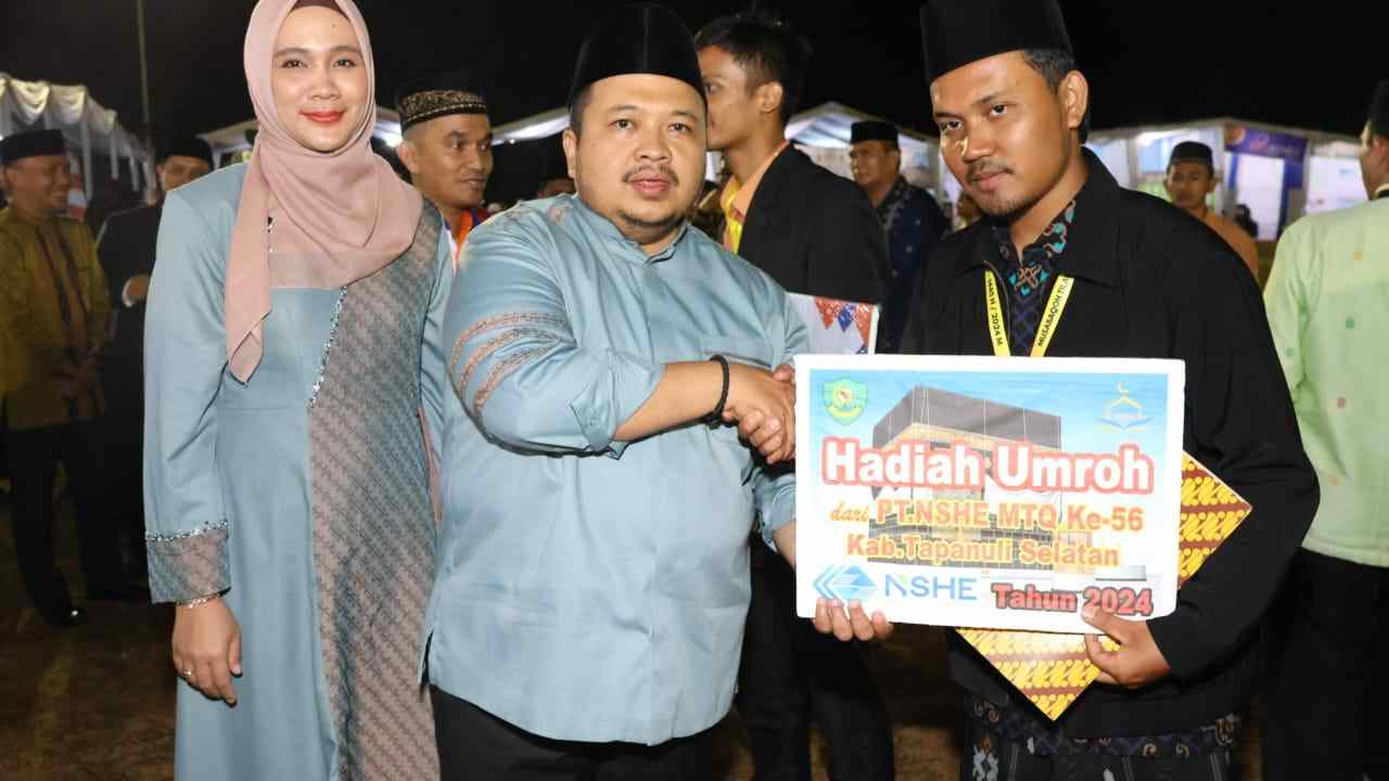 Bupati Tapsel Tutup MTQ Ke-56, Muara Batang Toru Juara Umum MTQ dan Sayur Matinggi Juara Umum MQK