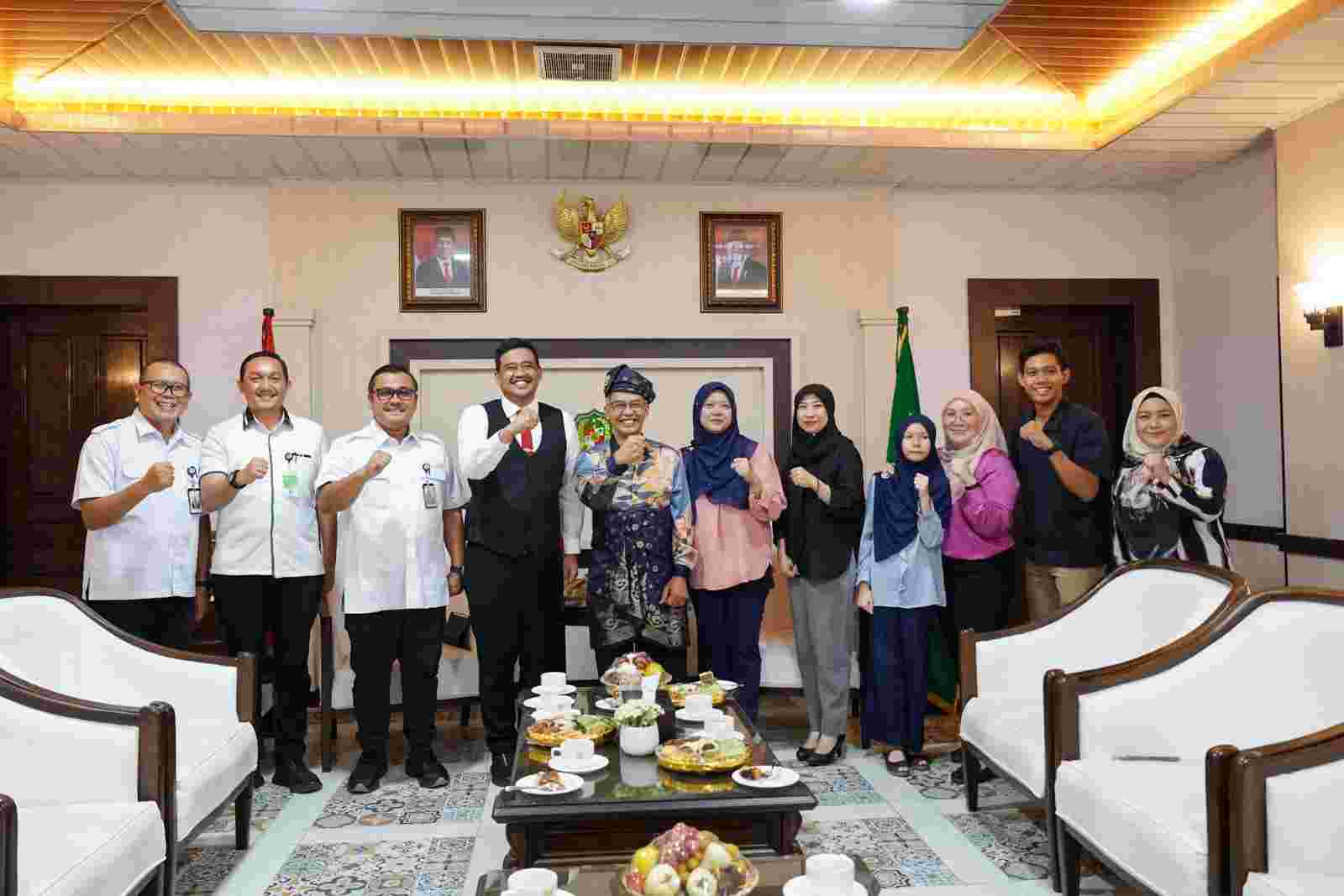 Bobby Nasution Terima Kunjungan Datuk Bandar Majlis Bandaraya Kuantan