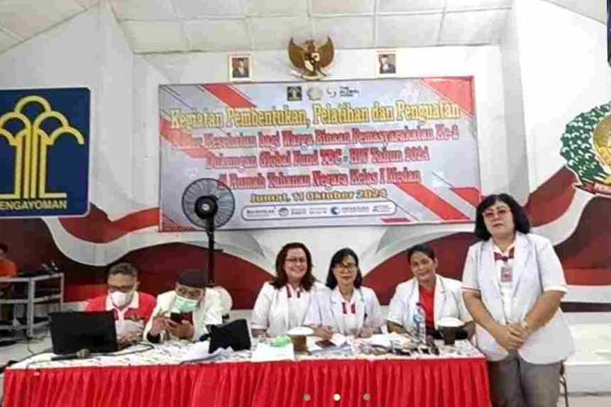 Rutan Kelas I Medan Lakukan Pelatihan Kader Kesehatan Tahap Ke-II