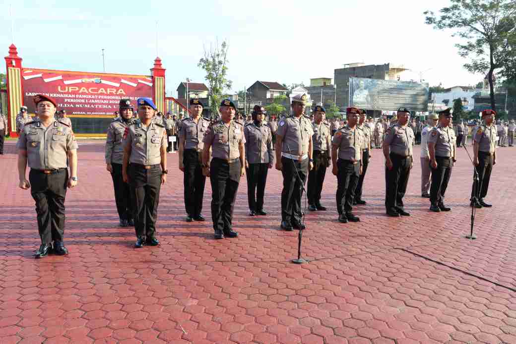 1.510 Personel Polda Sumut Naik Pangkat, Kapolda: Bukan Hanya Kebanggaan, Tapi Amanah Besar