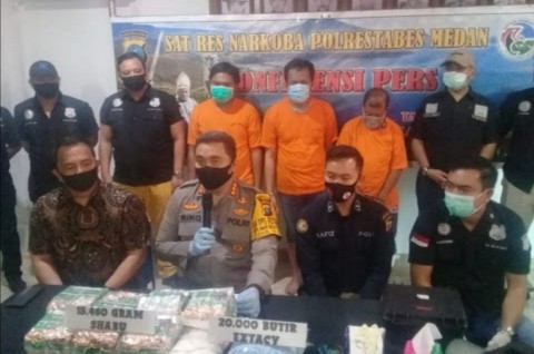 Ketiga Kaki Tersangka Narkoba Didor Polisi, Ini Penjelasan Kapolrestabes Medan