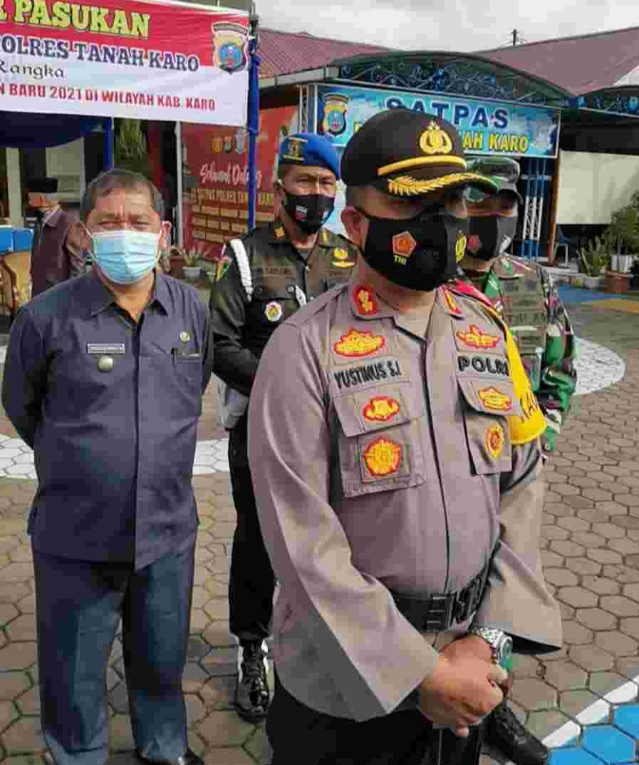 Polres Tanah Karo Kerahkan 260 Personil Untuk Pengamanan Nataru 