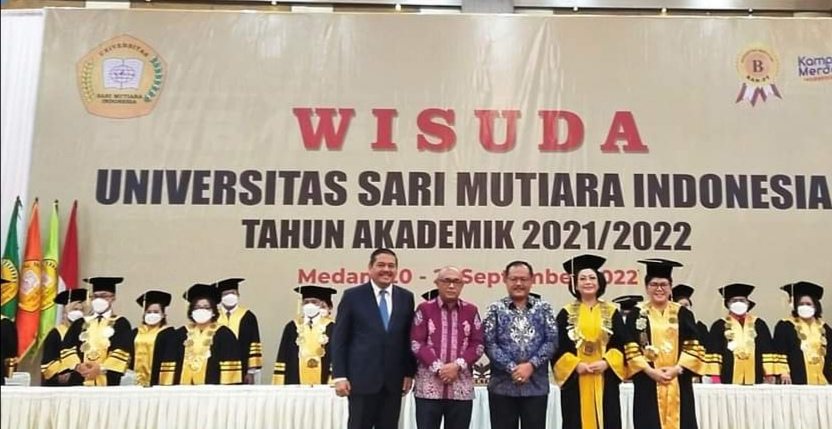 43 Penerima Beasiswa Daerah Nias Selatan di Universitas Sari Mutiara Indonesia Diwisuda