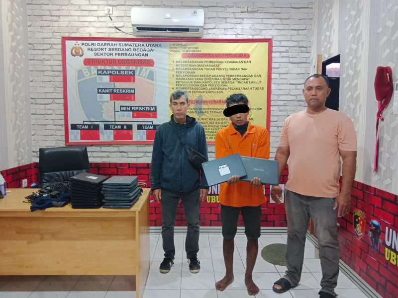 Tempo 2 x 24 Jam, Polisi Ringkus Maling Sekolah Swasta di Perbaungan