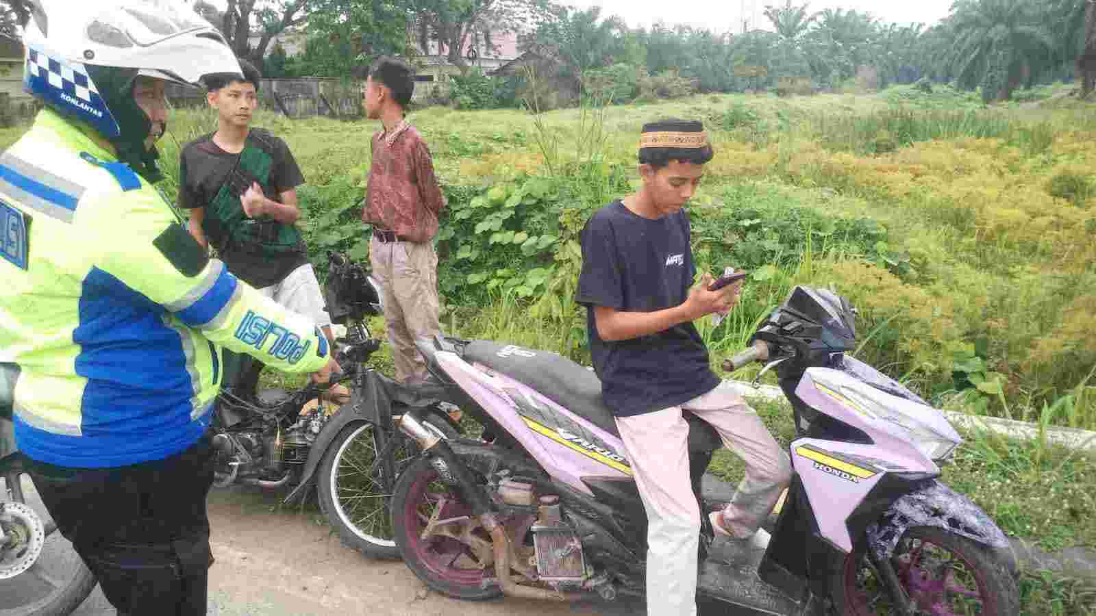 Sat Lantas Polres Serdang Bedagai Gelar Patroli Asmara Subuh