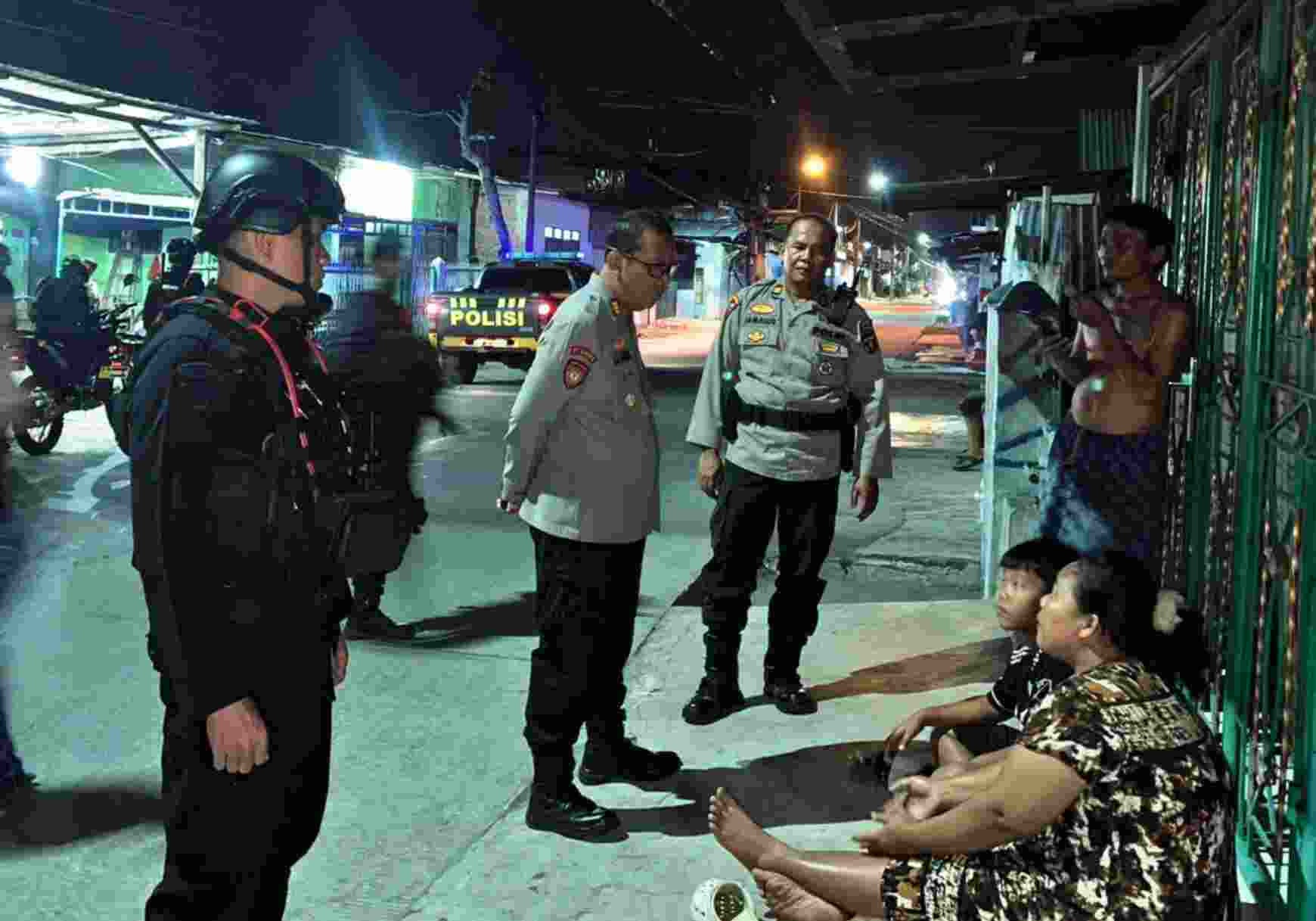 Patroli Skala Besar Malam Hari, Brimob Sumut Dukung Pengamanan Belawan