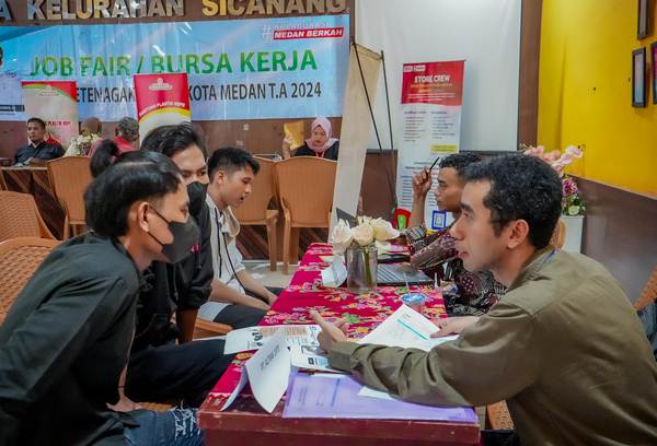 Job Fair Mini Pemko Medan Sukses Kurangi Angka Pengangguran