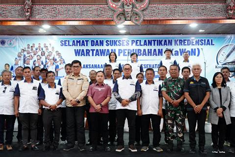 Organisasi KAWAN di Kukuhkan, Bupati Taput Ajak Insan Pers Sajikan Informasi Edukatif