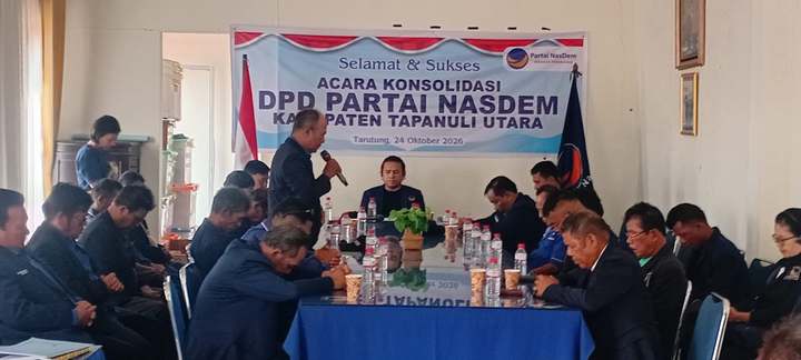 Konsolidasi 15 Pengurus Kecamatan, Partai NasDem Usulkan Daud Hutauruk Jabat Ketua DPD Taput