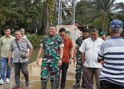 Danrem 011 Lilawangsa Brigjen TNI Ali Imran Sebut TNI Terus Rampungkan Jembatan Pascabencana di Aceh