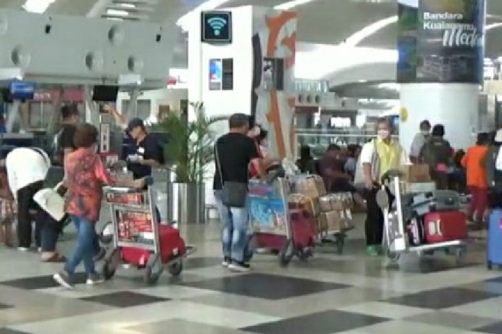 Arus Mudik Lebaran di Bandara Kualanamu Capai 100 Ribu Penumpang