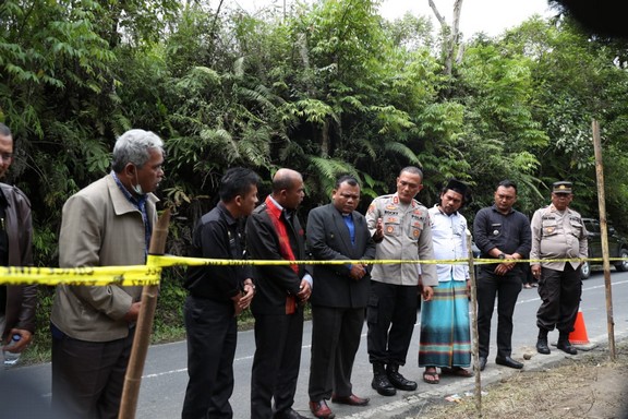 Pasca Kecelakaan Minibus di Desa Kuta Saga, Kapolres Pakpak Bharat Inisiasi Doa Lintas Agama