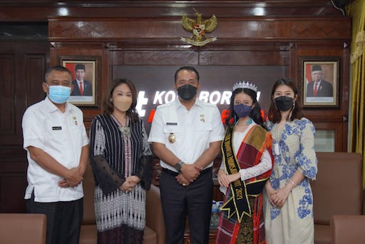 Putri Cilik Sumut 2021 Minta Restu dan Dukungan ke Kantor Wali Kota Medan