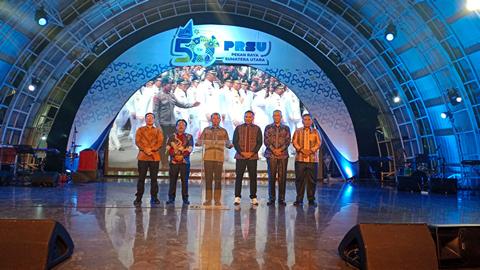 Malam Kesenian Kabupaten Toba di PRSU Medan, Wabup Ajak Investor Tanam Modal