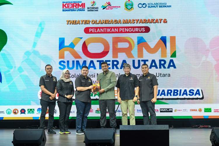 Pelantikan Pengurus KORMI Sumut, Bobby Nasution Tegaskan Peran Olahraga Bangun Ekonomi