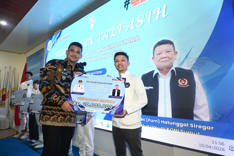 Gubernur Bobby Nasution Sebut Atlet Berprestasi Titik Awal Indonesia Emas 2045