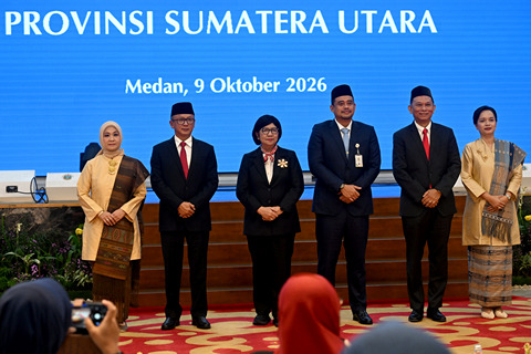Pengukuhan Kepala BI Sumut, Bobby Nasution Tekankan Pemerataan Ekonomi