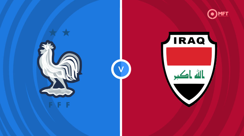 Prancis vs Irak Matchday 2 Grup I Piala Dunia FIFA 2026 di 22 Juni 2026 Pukul 04.00 WIB  