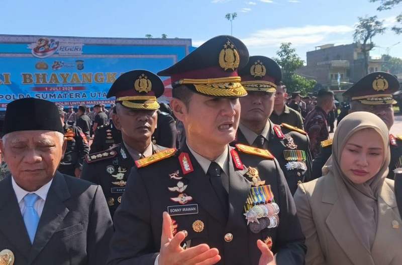 Polda Sumut Raih Nugraha Sakanti di Hari Bhayangkara ke-80, Kapolda Terima Langsung dari Presiden