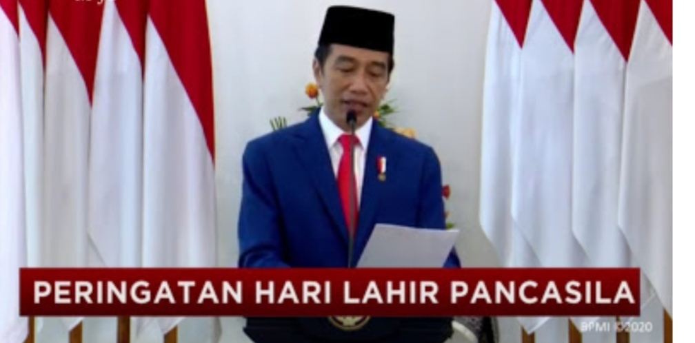 Peringati Hari Lahir Pancasila, Jokowi Ingin Indonesia Menang Kendalikan Virus Corona