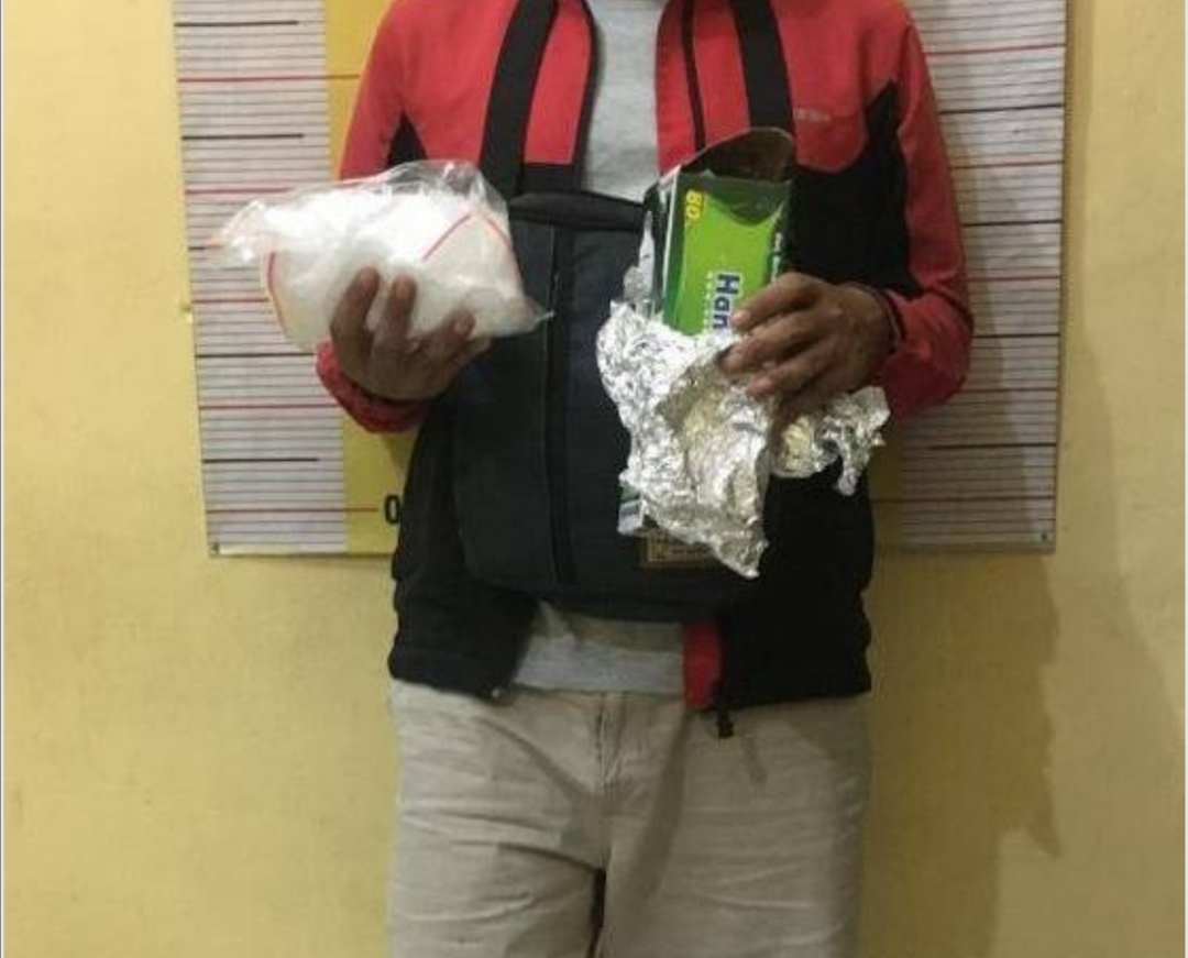 Bawa Sabu 0,5 Kilogram, Kaki Warga Amplas Ditembak Polisi