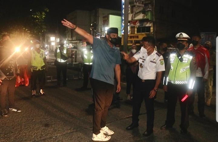 Wali Kota Medan Tinjau Pelaksanaan Penyekatan Pawai Takbir, Sejumlah Ruas Jalan ini Ditutup