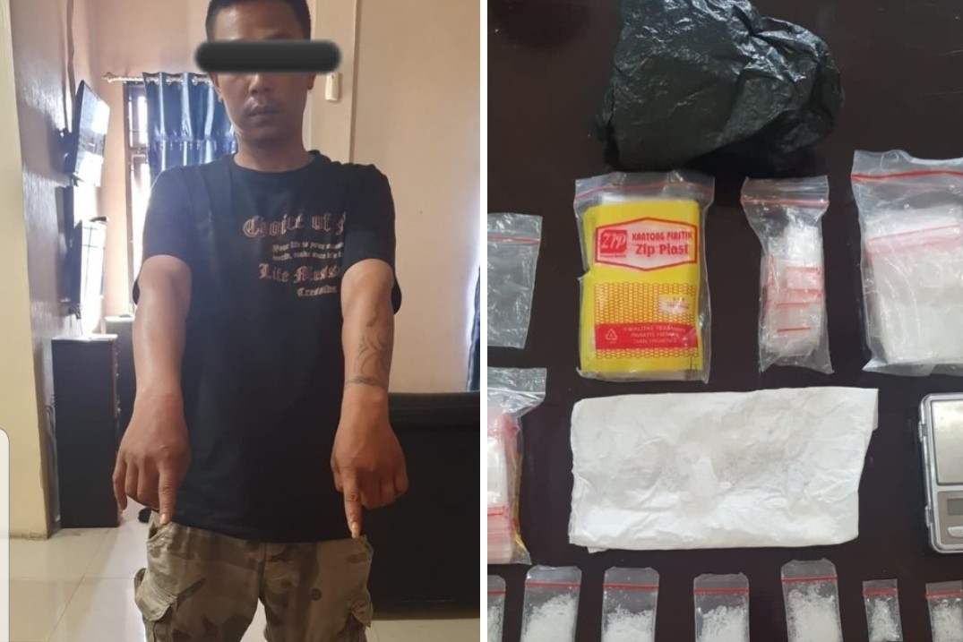Nekat Jadi Pengedar Narkoba, Seorang Pria Diringkus Polisi di Karo