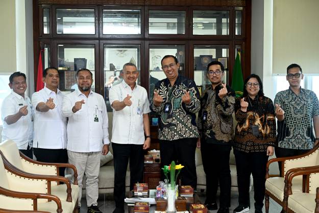 Pj Sekdaprov Sumut Terima Kunjungan PT Taspen