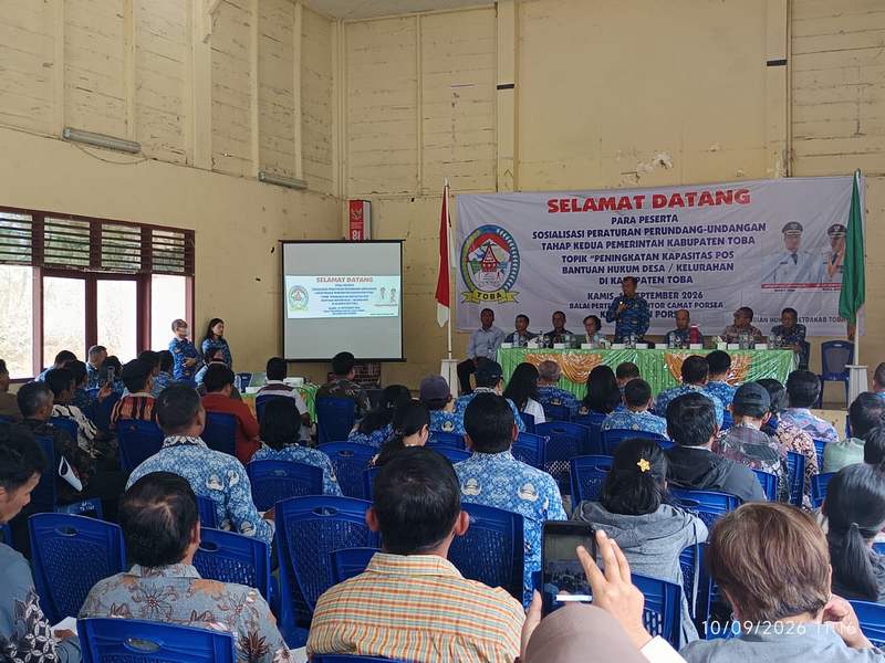 244 Posbankum Ada di Toba, Tapi Baru 15 yang Aktif 