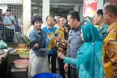 Gubsu dan Wali Kota Tinjau Sejumlah Pasar, Harga Bahan Pokok di Petisah Stabil