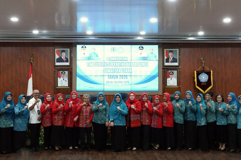 Supervisi PKK Sumut di Binjai, Dorong Sinergi dan Digitalisasi untuk Sukseskan 10 Program Pokok