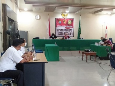 52 Orang Pelanggar PPKM Darurat dan PPKM Level 4 di Kota Medan Jalani Sidang Tipiring