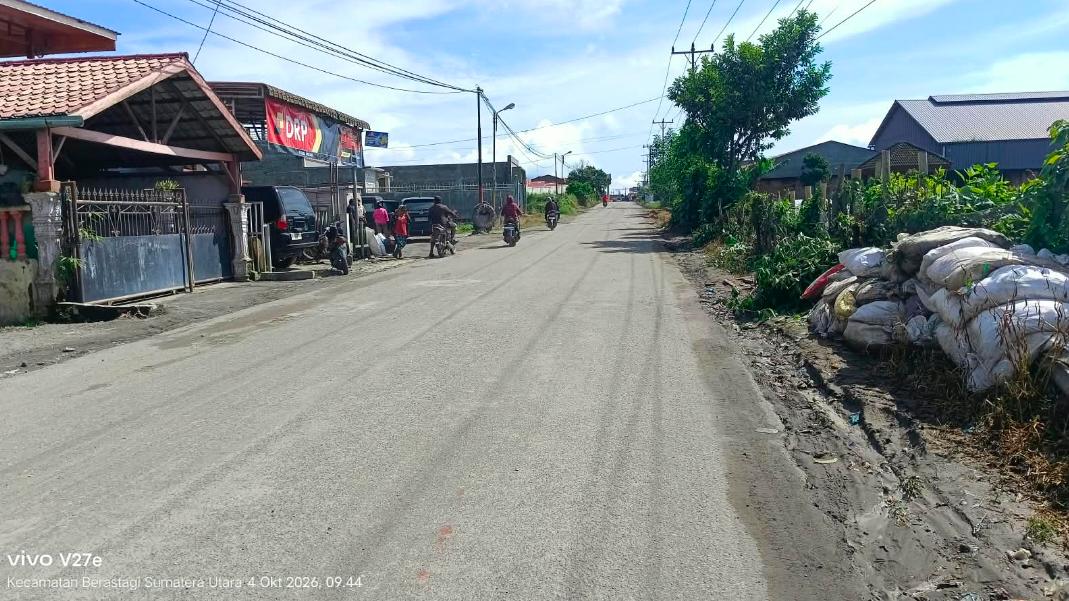 Jalan Udara–Simpang Empat Akhirnya Diperbaiki Pemkab Karo