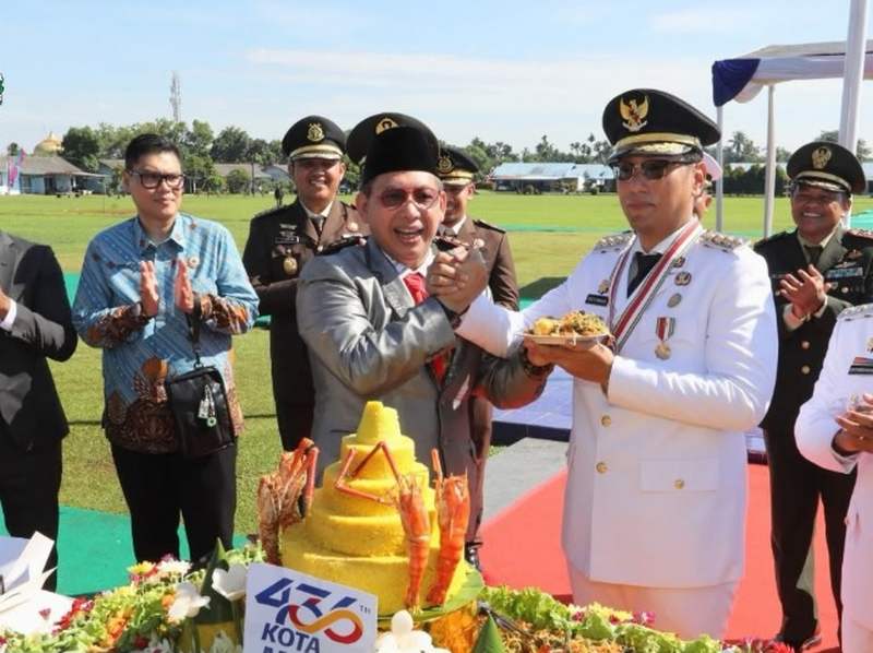 Ketua DPRD Medan Wong Chun Sen Hadiri Puncak Peringatan HUT ke-436 Kota Medan