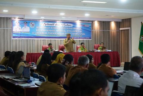 Pemkab Tapanuli Utara Gelar Workshop Transformasi Digital Penyusunan Proposal Berbasis AI
