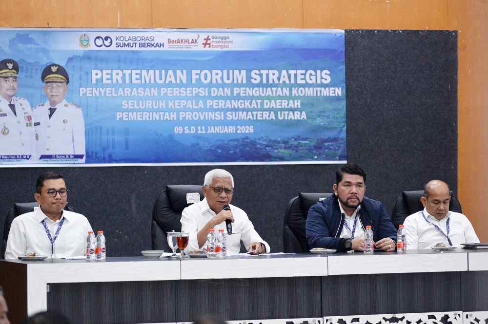 Wagub Sumut Ajak OPD Sinergi Bangun Sumut Lewat Tiga Kebijakan Prioritas 2026