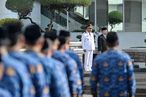 Wagub Surya Pimpin Upacara Hari Otonomi Daerah ke-30, Tekankan Sinergi Pusat-Daerah