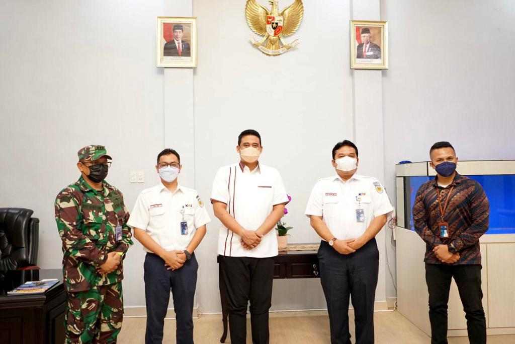 Wali Kota Medan Terima Kunjungan Vice President PT KAI Divre I Sumut