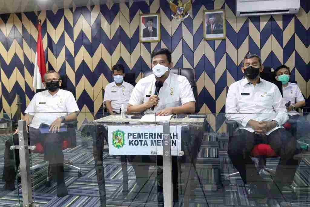 Cadangan Vaksin Minim, Bobby Nasution Sampaikan ke Menteri pada Rapat Evaluasi PPKM Level IV