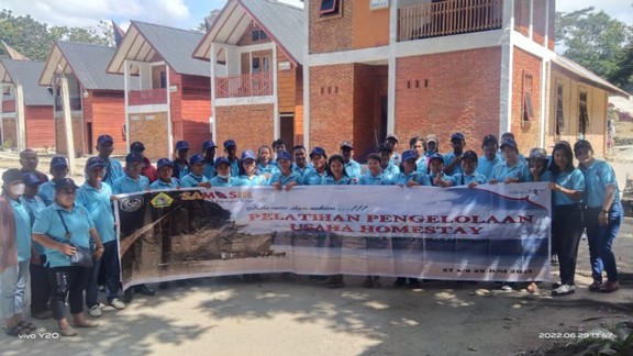 40 Orang Pengusaha Homestay di Kabupaten Samosir Ikuti Praktik Pengelolaan Homestay