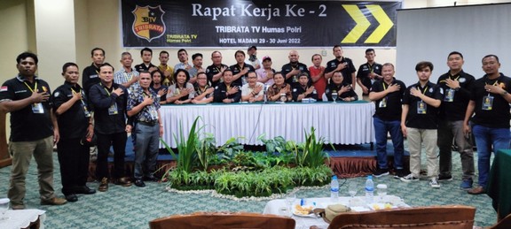 Media Tribratatv Humas Polri Gelar Raker II di Medan