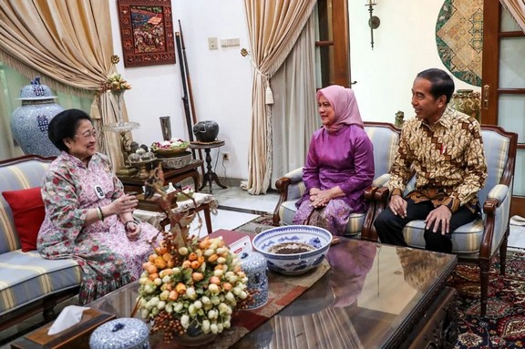 Presiden Joko Widodo Kunjungi Kediaman Presiden RI ke-5 Megawati Soekarno Putri