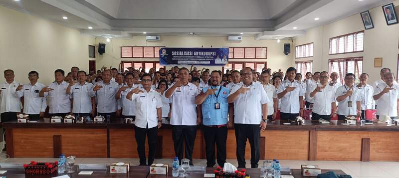 MCSP Toba Masuk 6 Besar Sumut, Nilai SPI Jadi Pekerjaan Rumah Pemkab Toba